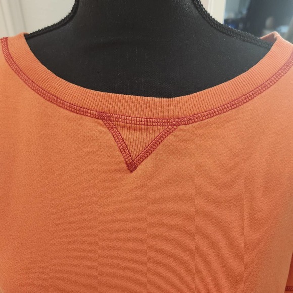Seed to Style Organically made Orange Sweatshirt size 2X - Picture 3 of 10